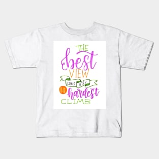 the best view Kids T-Shirt